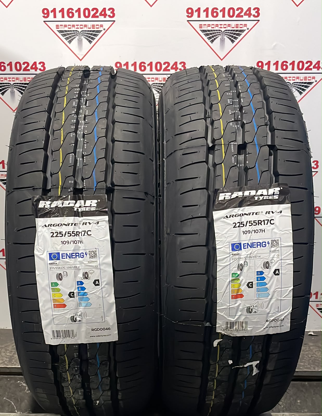 RADAR  225/55 R17C 109/107 H